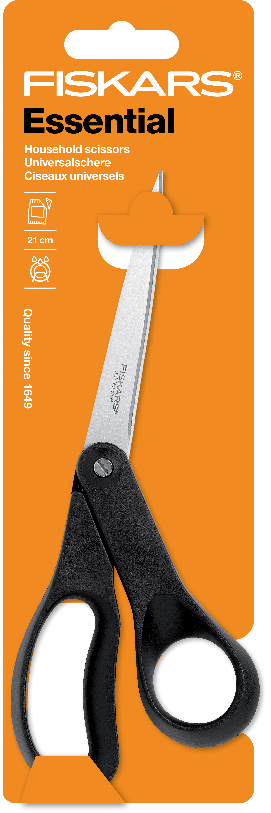 FISKARS Essential universalsaks 21 cm