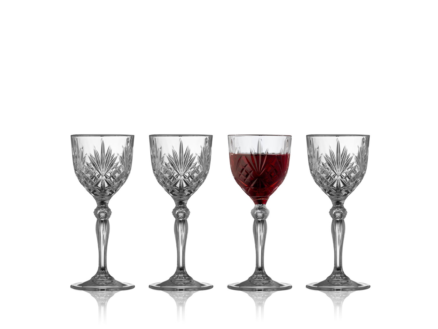 LYNGBY Melodia krystal portinsglas 14 cl - 4 stk