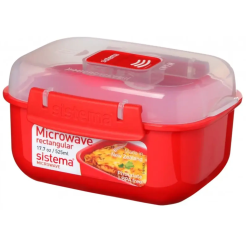 SISTEMA Mikroboks pocheringsbakke - r&oslash;d - 