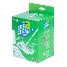 CREA CLEAN Dry wipe L 21 x 28 cm - 20 stk - ØVRIGE