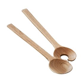 Bitz Salatsæt 32 cm  - egetræ - SERVERINGSBESTIK