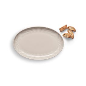 EVA TRIO Legio nova palette oval coupe tallerken 24,5 cm - beige - EVA SOLO