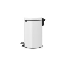 BRABANTIA Pedalspand newclon 12 liter - hvid - TOILETSPANDE