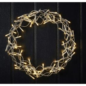 DACORE Krans 30 cm m/ 80 led - DEKORATION