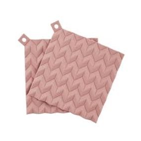 STELTON RIG-TIG Grydelapper 2 stk - hold on - misty rose - KØKKENTEKSTILER