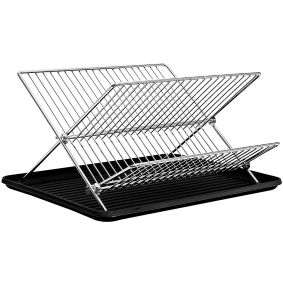 Opvaskestativ foldbart med bakke - OPVASK