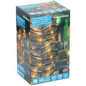 GRUNDIG Solar lysslange 100 led 10 m - HAVELAMPER
