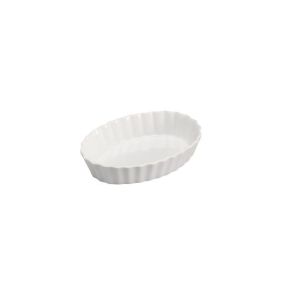 AIDA Aroma tærteform oval 16 cm - hvid - OVNFAST