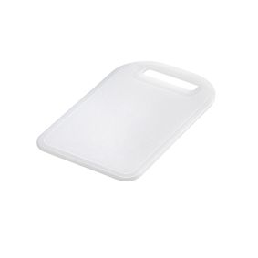 GASTROMAX Skærebræt hvid plast 25x15 cm - GASTROMAX