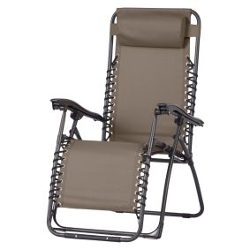 OUTFIT Relax stol textilene - valnød - HAVESTOLE