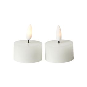 Fyrfadslys 2 stk - Ø 4,3 cm - LED LYS