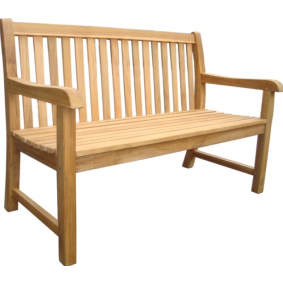 TEAK Havebænk boston - 2 pers / 120 cm - HAVEBÆNKE