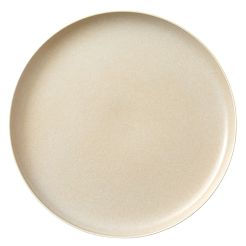 STUDIO ROUND North middagstallerken 27 cm - mat hvid/blank blå -