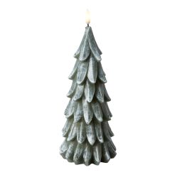 DACORE LED lys juletræ børstet Ø11 - 23,5 cm - grøn - 