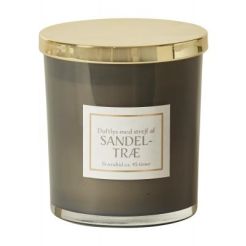 DACORE Duftlys i gråt glas - sandalwood - 