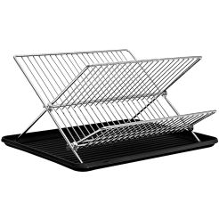Opvaskestativ foldbart med bakke - 