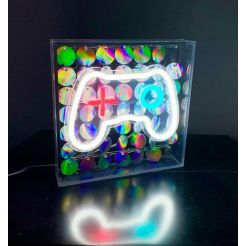 Neonskilt med motiv - gamer - 