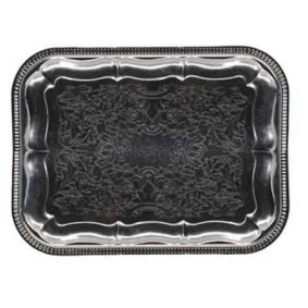 Serveringsfad forkromet - 41 x 31 cm - SERVERINGSFADE