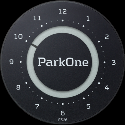 PARKONE 2 Parkeringsur - carbon black