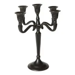 DACORE Lysestage 5 arme H27 cm - sort - 