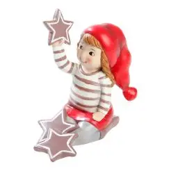 DET GAMLE APOTEK Apotekernissen julie med honningkager - H9 cm - 