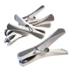 DACORE Tøjklemmer grå/hvid - 18 stk - 