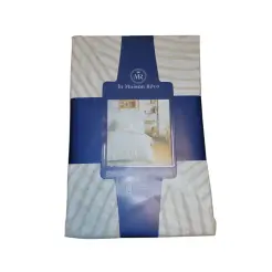 LA MAISON REVE Sengetøj 140 x 200 cm - hvid/sand - 