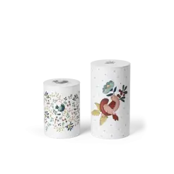 ROSENDAHL Grand cru cottage opbevaringsdåse 2 stk. - hvid m. deko høj - 