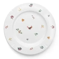 ROSENDAHL Grand cru cottage tallerken ø23 cm - hvid m. deko - 