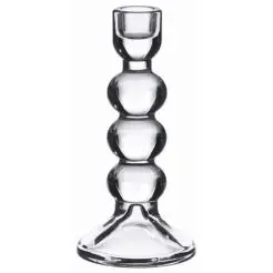 DACORE Lysestage i glas H18 cm - klar - 