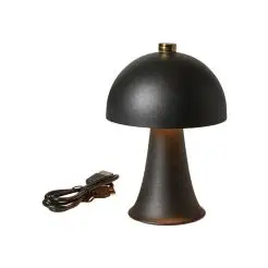 DACORE Genopladelig mini bordlampe med touch - sort - 