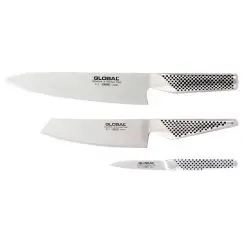 GLOBAL Knivsæt med 3 knive G-2, GS-5 & GSF-15 - 
