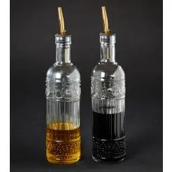 DACORE Olie/eddike sæt i glas med guld top - 2 stk - 