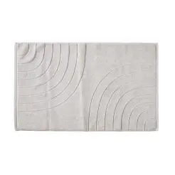 ZONE Bademåtte time 80 x 50 cm - soft grey - 