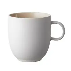 STUDIO ROUND North krus 33 cl - hvid/sand - 