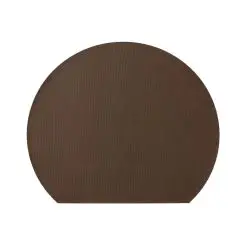 STUDIO ROUND Dækkeservietter 4 stk vendbar 43x36 cm - bark/sand - 