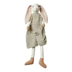 DACORE Kanin siddende sand/grøn dreng - 46cm - 