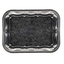 Serveringsfad forkromet - 41 x 31 cm - 