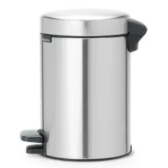 BRABANTIA Pedalspand newclon 12 liter - mat stål - 
