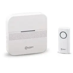 Dørklokke trådløs - hvid - 