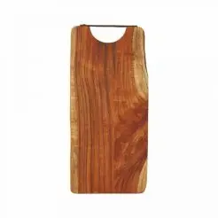 DACORE Skærebræt med læder håndtag 45x22 cm - 