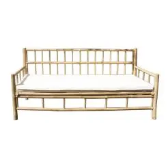 BAMBUS Sofa 120 x 70 cm - inkl. hynde - 