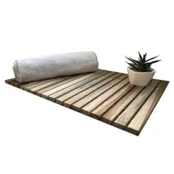 DACORE Teak bademåtte 40 x 60 cm - 