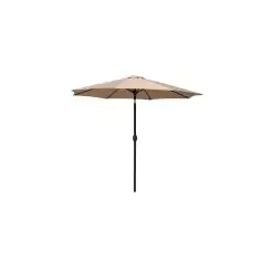 HOFFMANN Alu parasol sevilla Ø3m m/tilt - cappuccino - 