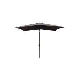 HOFFMANN Alu parasol cordoba 2x3m m/tilt - grå - 