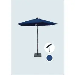 HOFFMANN Parasol geneve Ø 2,5 m m/tilt – blå - 