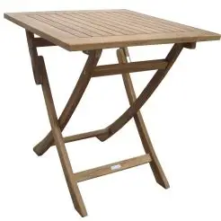TEAK Luksus cafébord 70 x 70 cm "boston" - 