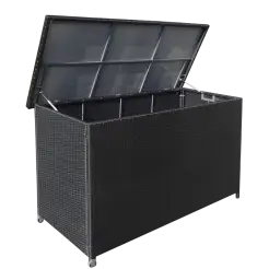 DACORE Hyndeboks i polyrattan  XXL - sort - 