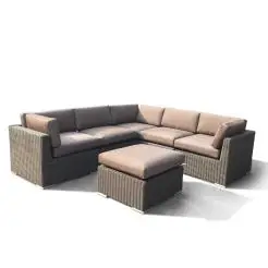 Vita lux sofasæt - brun - 