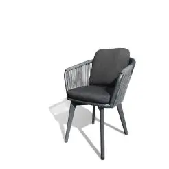 Marseille havestol – gråmix stofgjorde - 